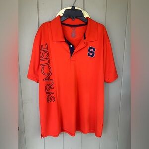 Syracuse orange and blue collar tee
